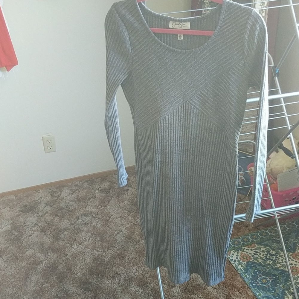 Grey dress - maternity or regular